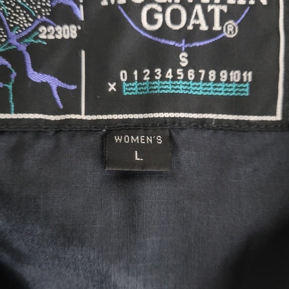 VTG Mountain Goat Jacket Womens Large Purple Neon Ski Snow Outdoor Color… - Picture 8 of 8